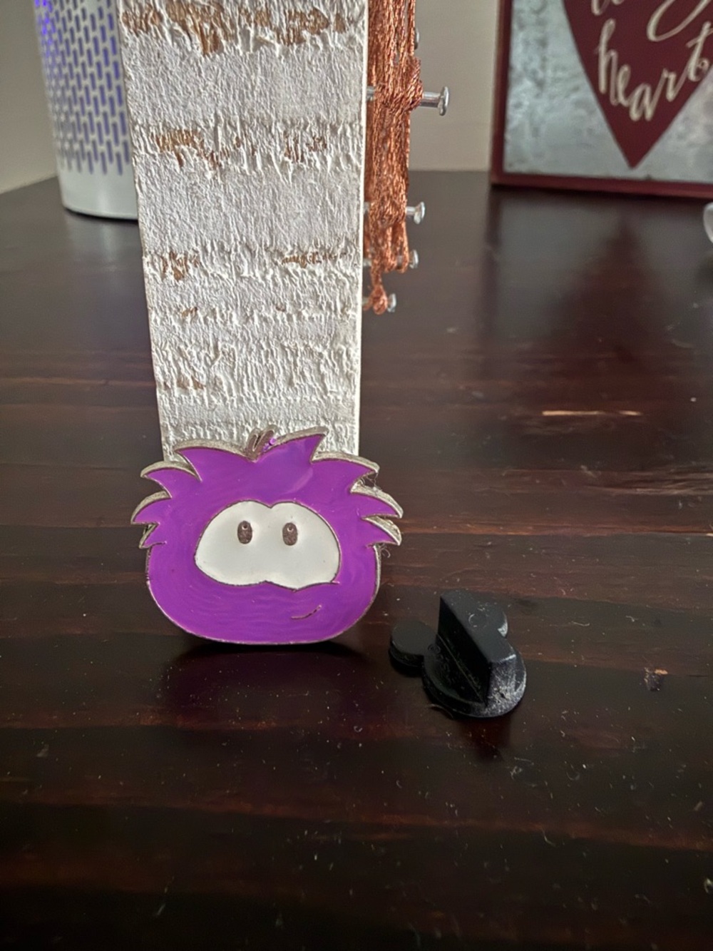 Authentic Disney Purple Puffle Enamel Pin